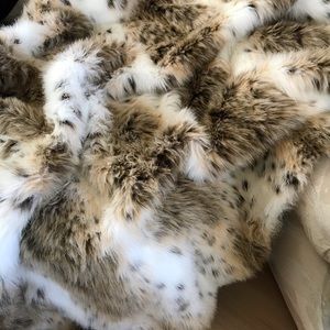 Animal print with brown velvet back